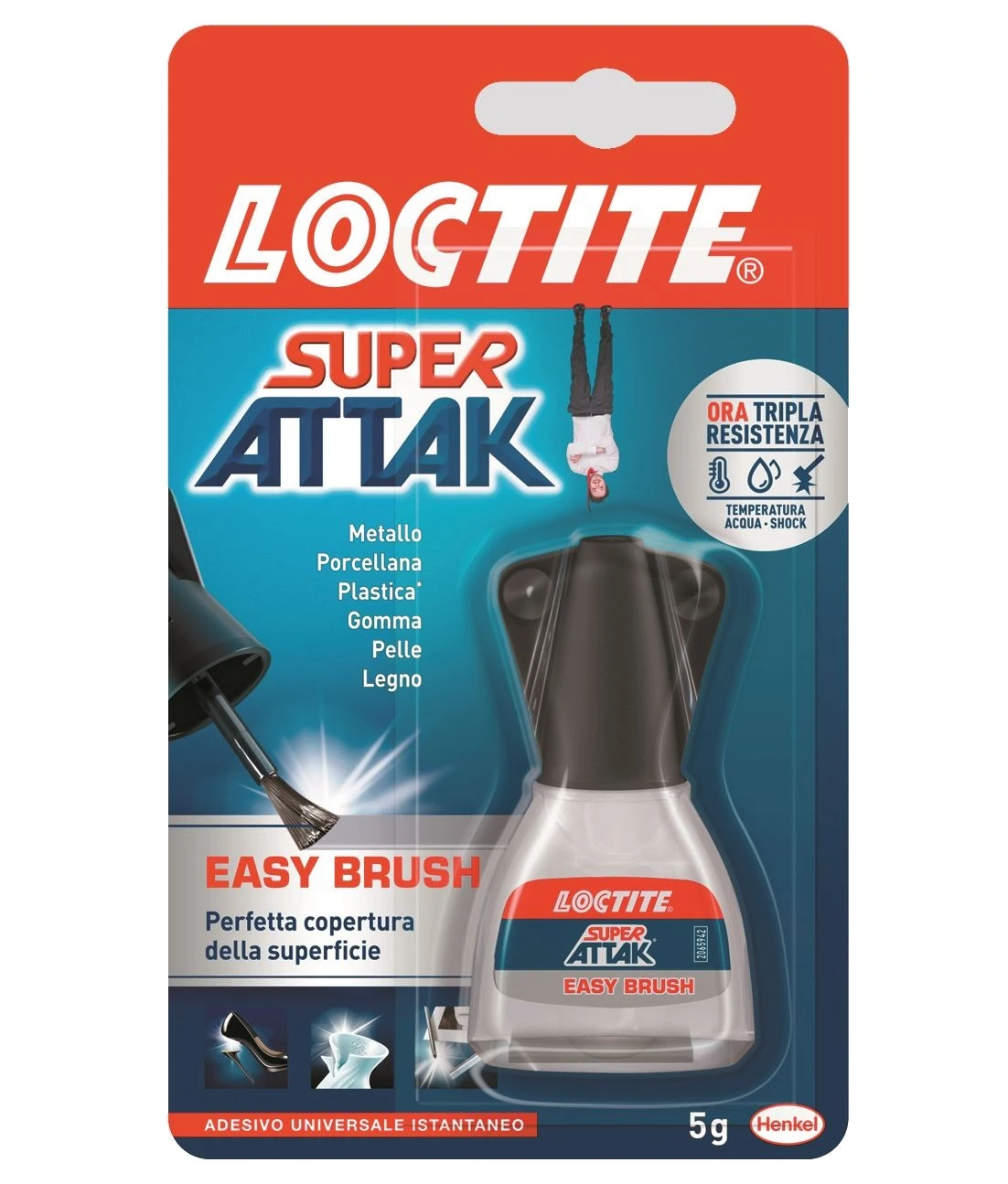 Attak easy brush con pennello henkel