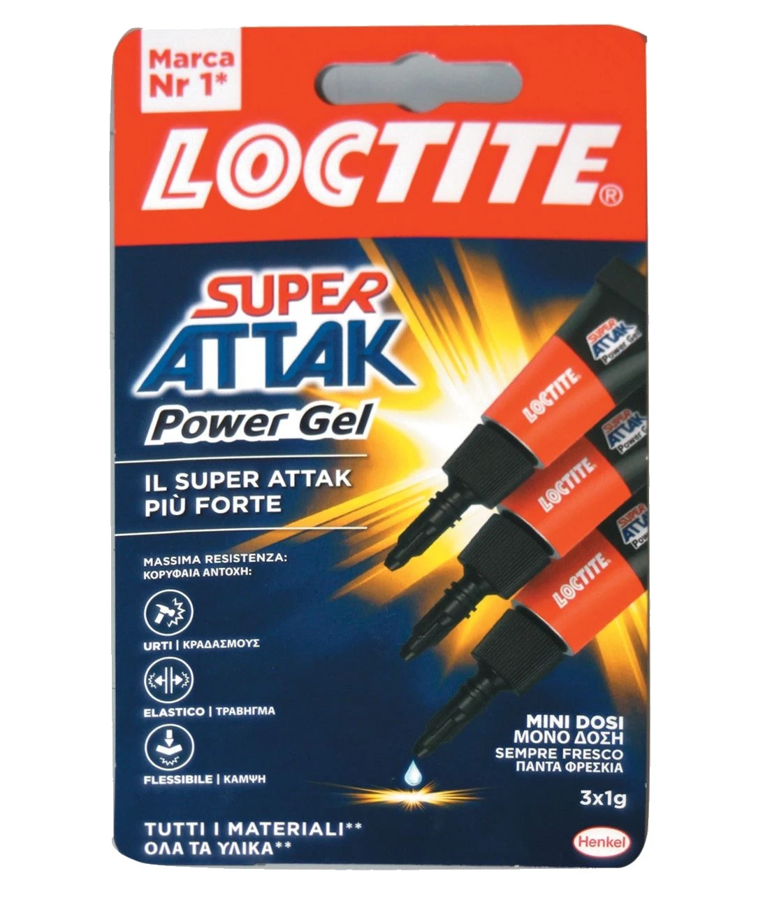 Attak super   gr.1 x3 pezzi minidosi