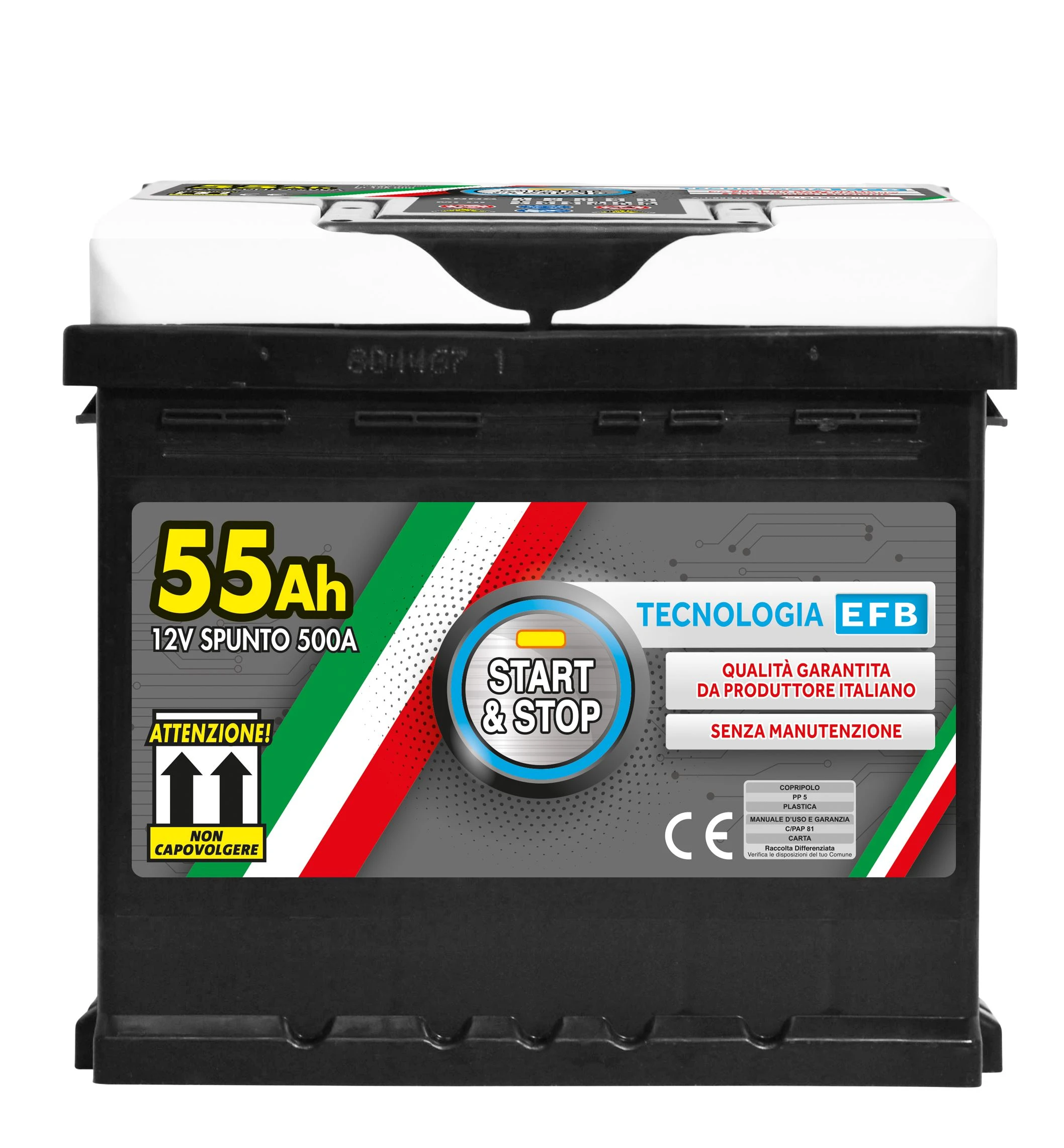 Batteria auto start&stop 55ah