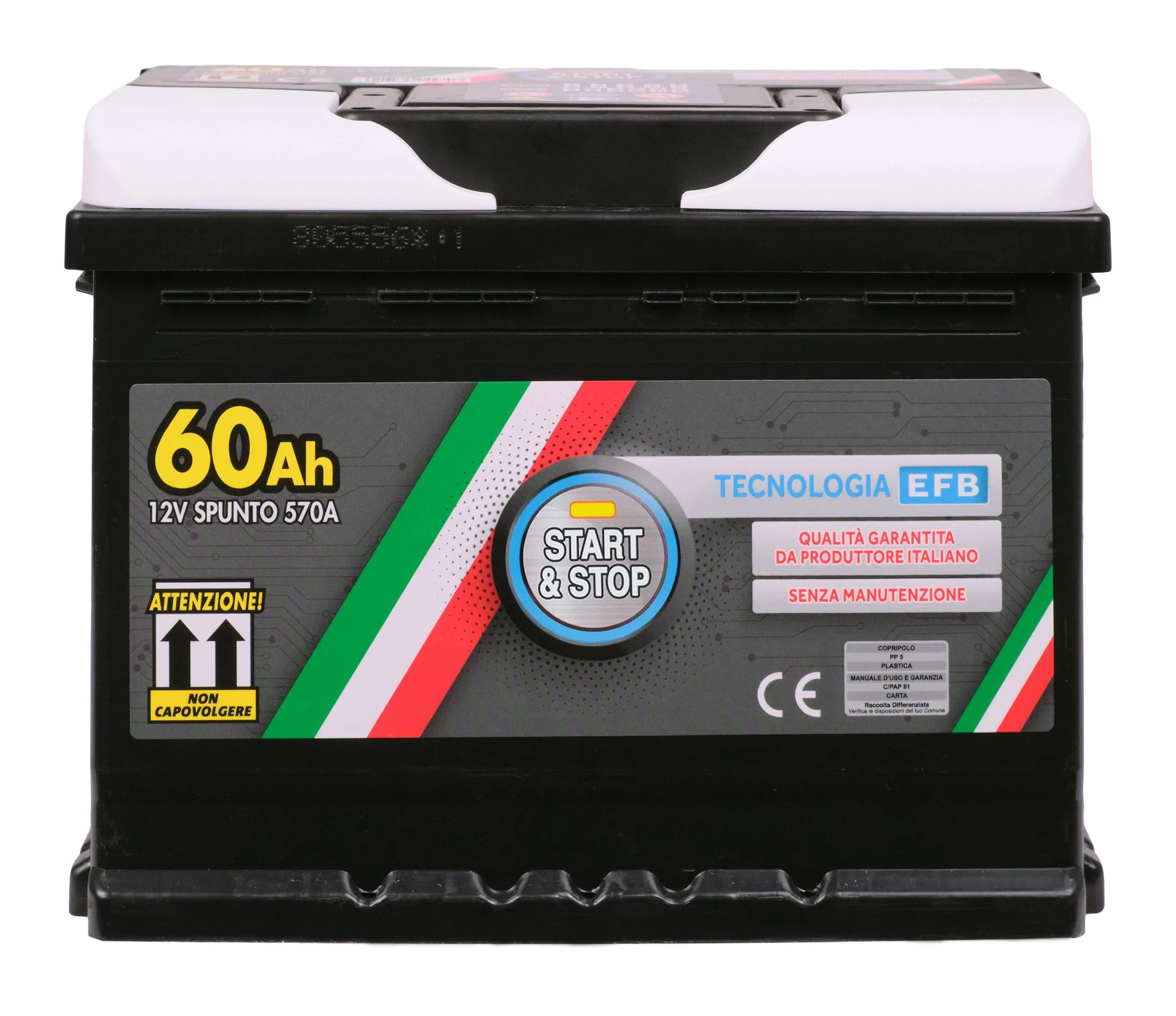 Batteria auto start&stop 60ah