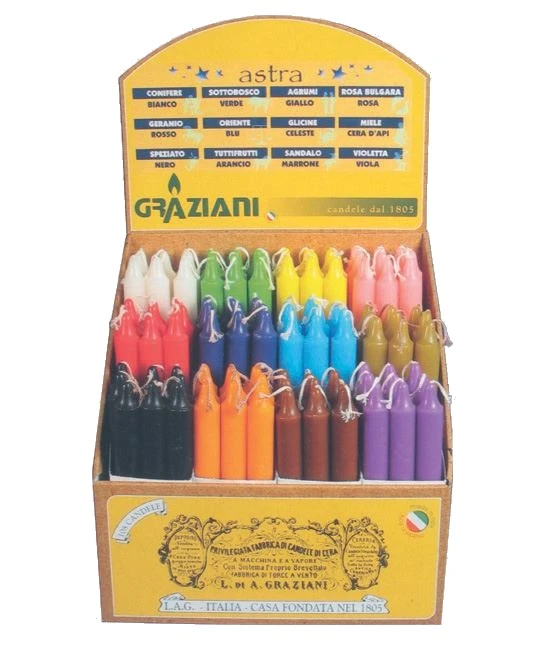 Candele profumate astra – Espositore 108pz