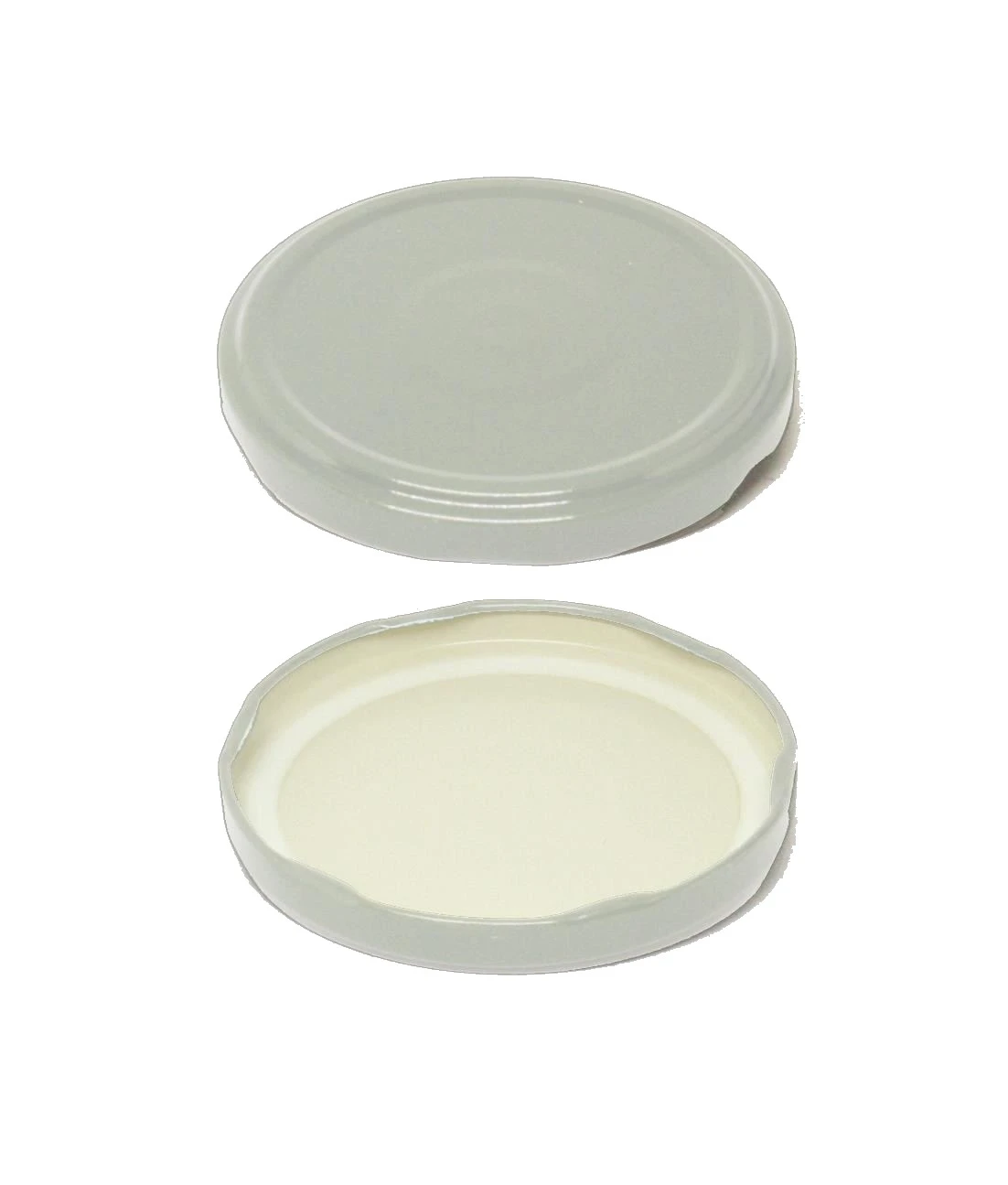 Capsula per vasi twist-off bianca con flip sicurezza