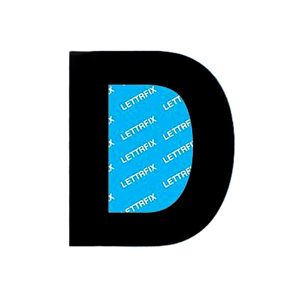 Carattere adesivo "d"