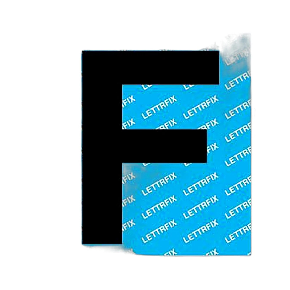 Carattere adesivo "f"