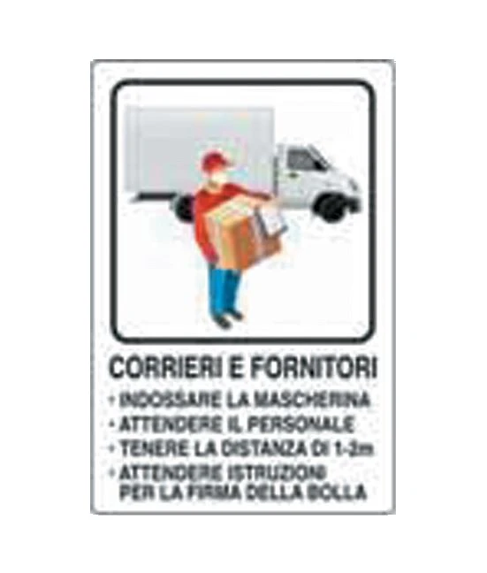 Cartello corriere e fornitori (obblighi)