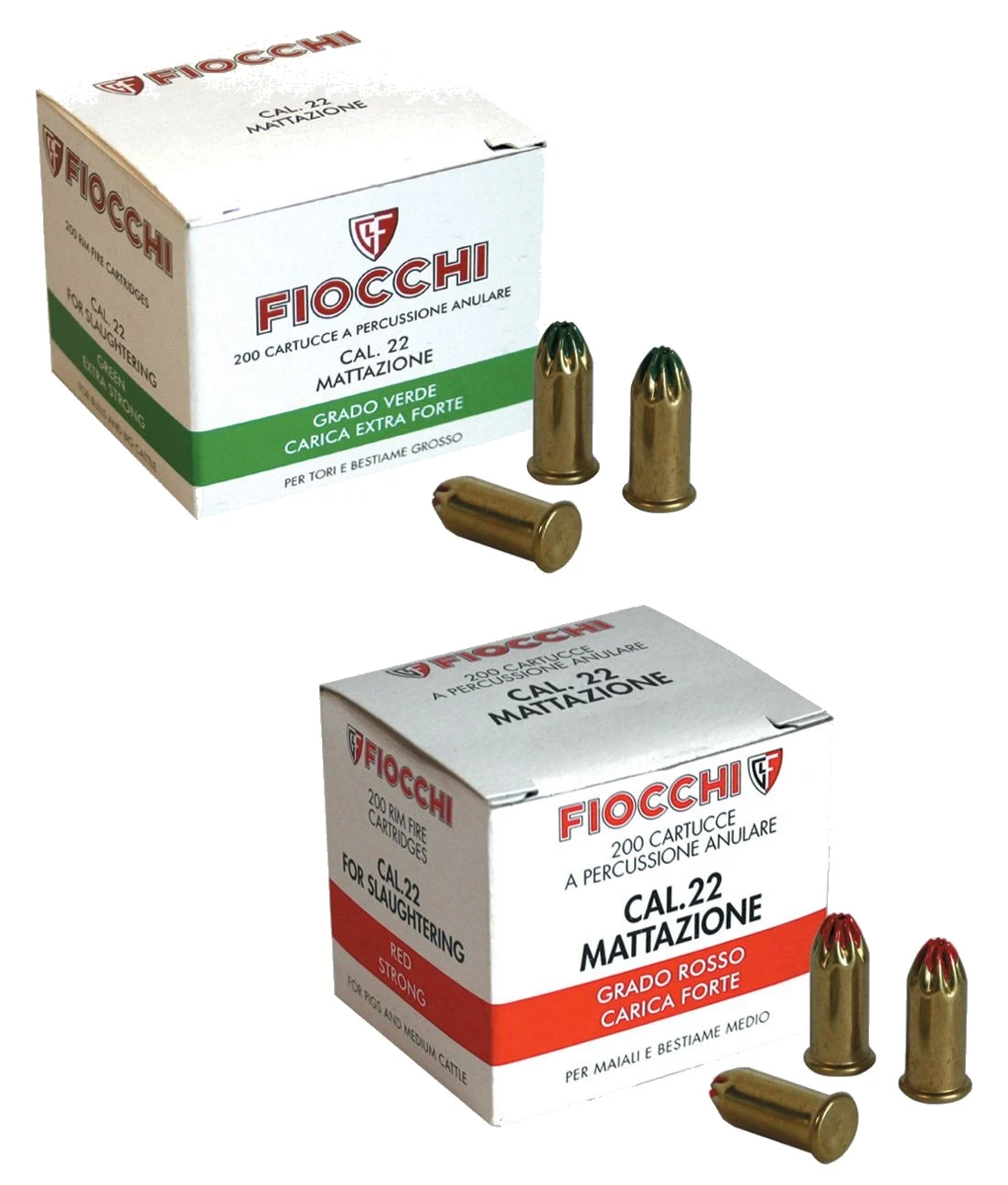 Cartucce per pistola abbatti suini