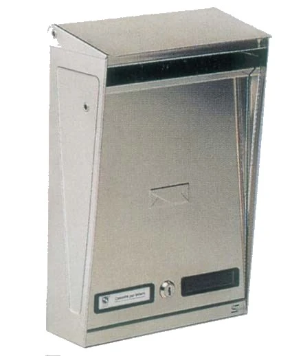 Cassetta posta inox per rivista con tetto silmec
