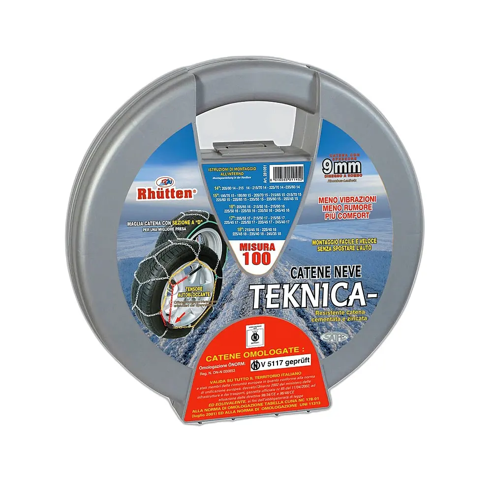 Catene neve rombo 9mm teknica