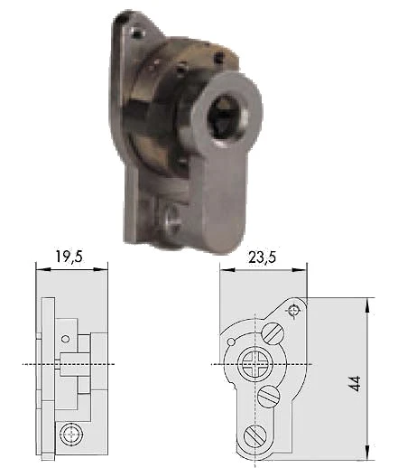 Cilindro con chiave a spillo standard cisa 02400