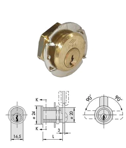 Cilindro standard cisa 72210