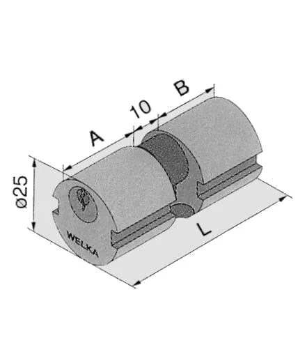 Cilindro tondo welka – Lunghezza: 54