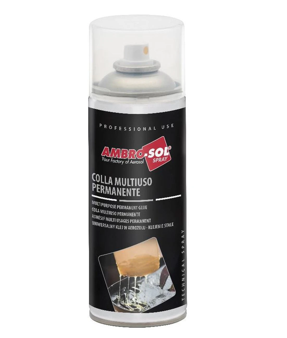 Colla spray permanente ambro-sol