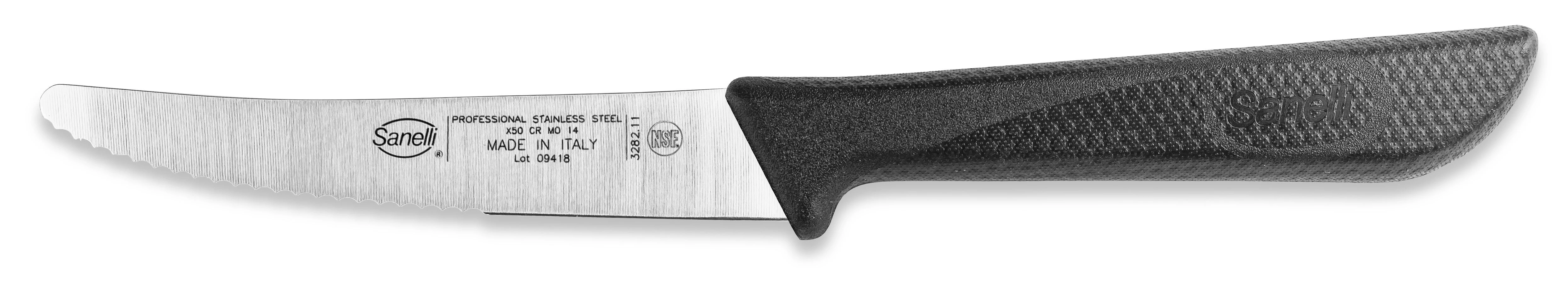 Coltello skin tavola dentato