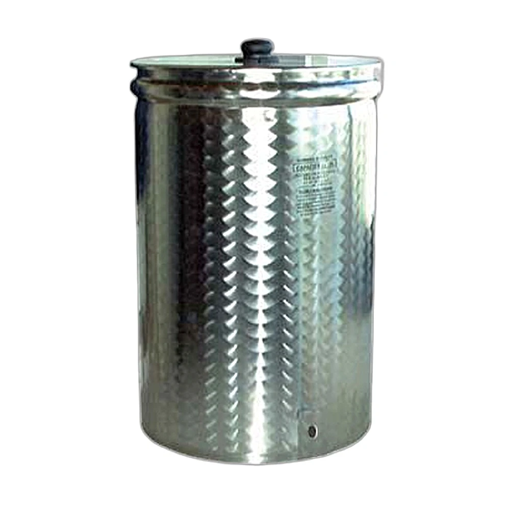 Contenitore acciaio inox 18/10 aisi 304-ba fiorettato s/galleggiante - s/rubinetto