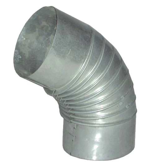 Curva aperta in lamiera zincata