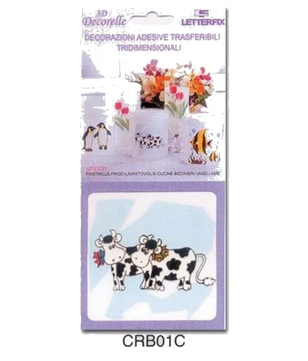 Decorella 3d mucche crb01c