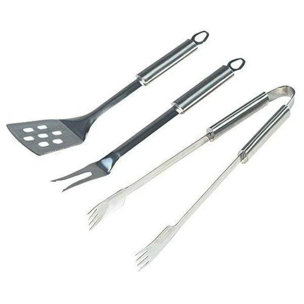 Kit pinza, fornica e paletta in acciaio cromato - Campingaz