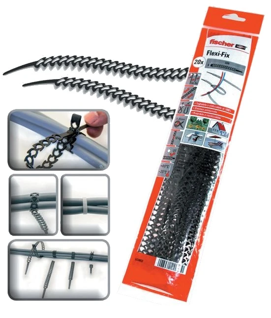 Fascetta elastica multiuso flexi-fix fischer