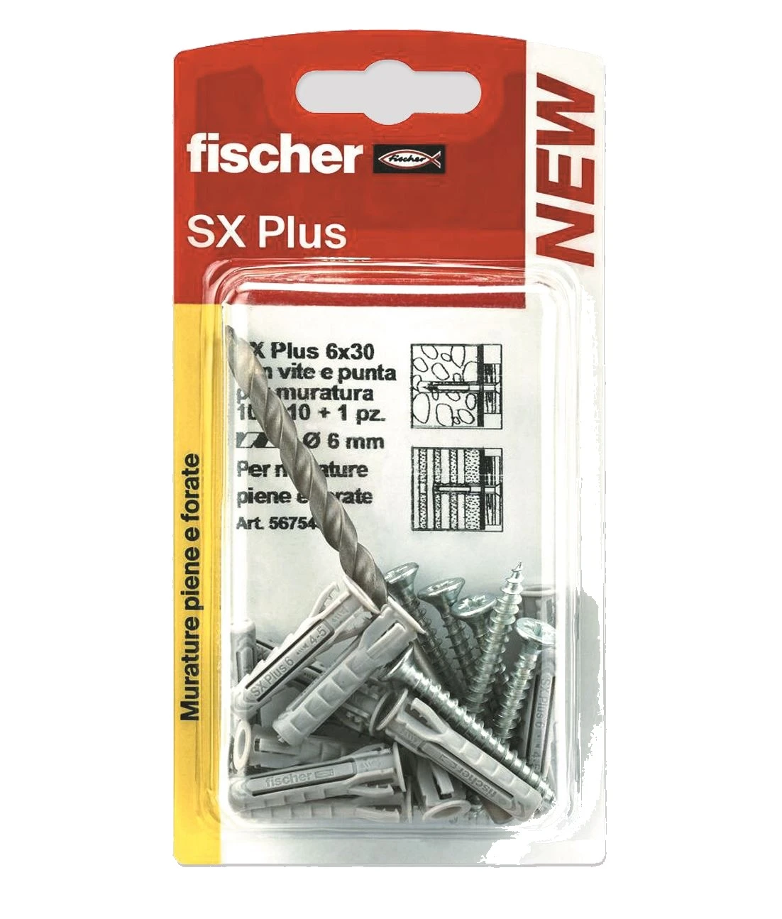 Fischer k w 100s 5 tassello bl.