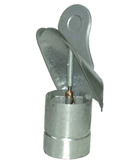 Fumaiolo girevole in lamiera zincata