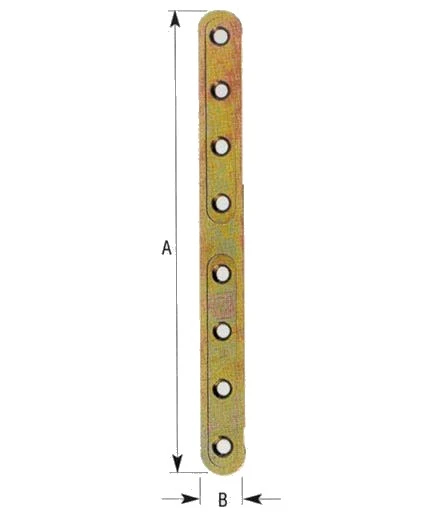 Giunzione pesante dritta stampata a.778 – 100x20 Tro
