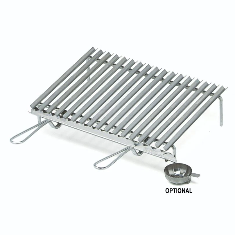 Gratella inox a 2 manici a. 20650