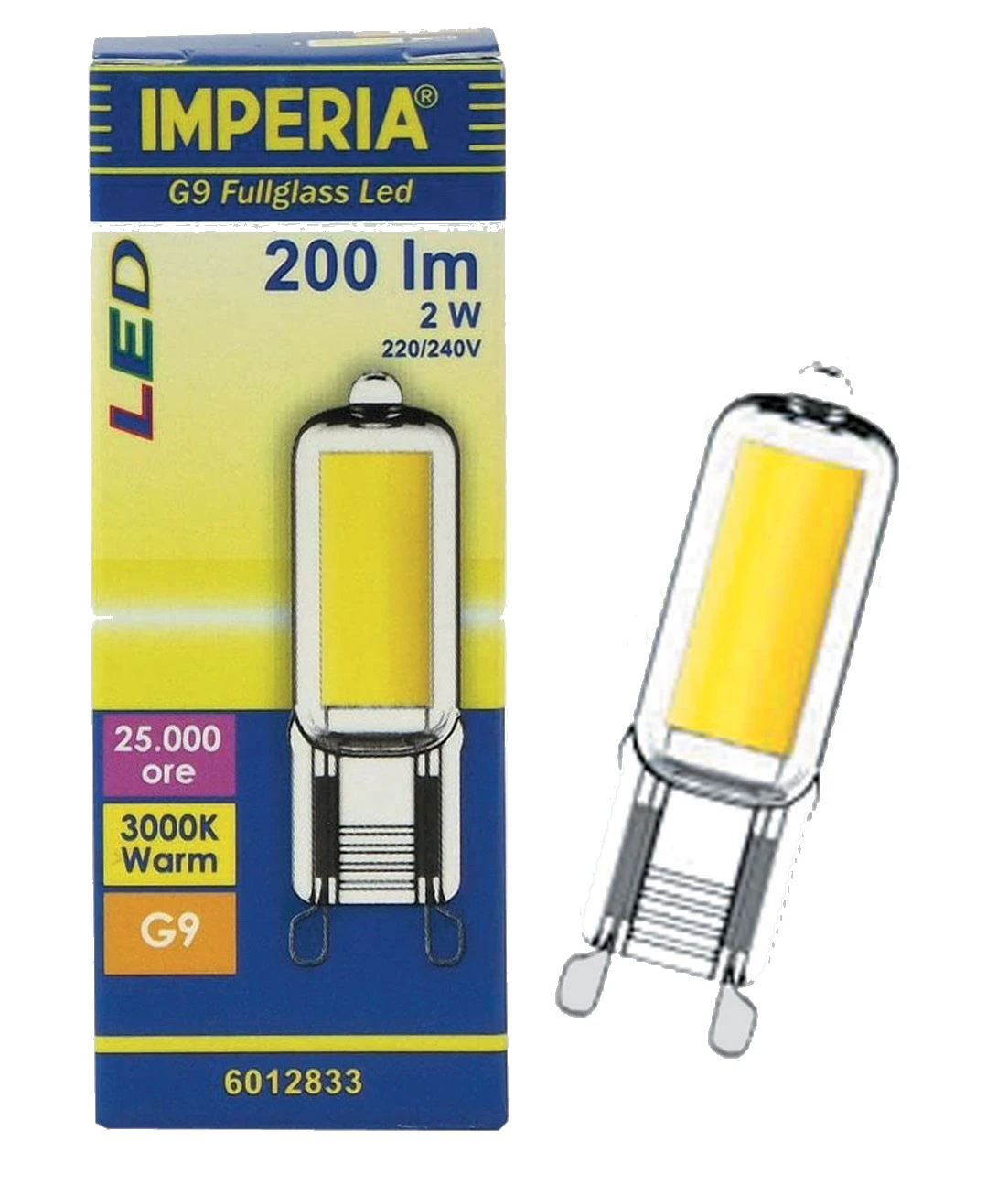 Lampada led g9 full glass