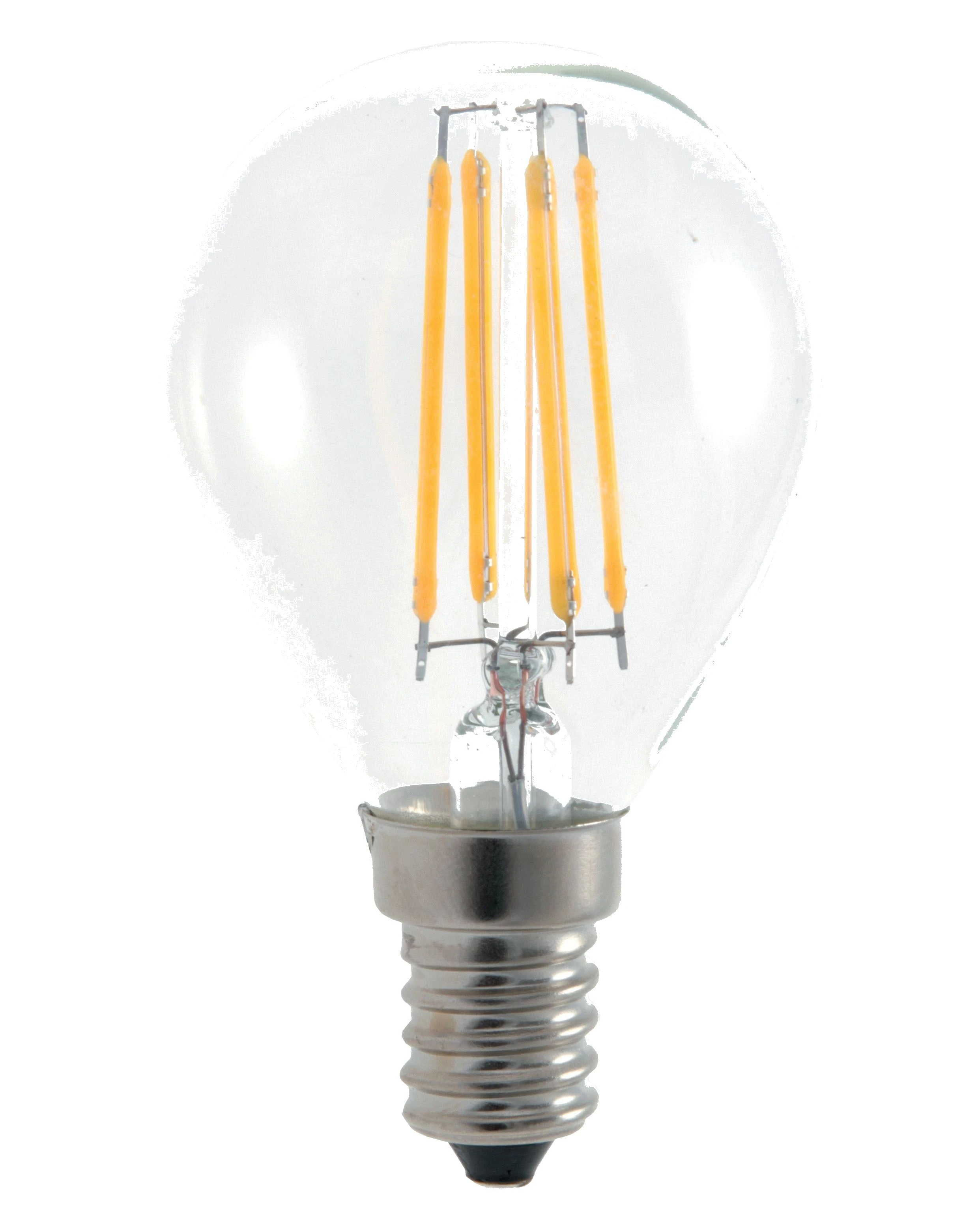 Lampada led sfera vetro trasparente wireled filamento