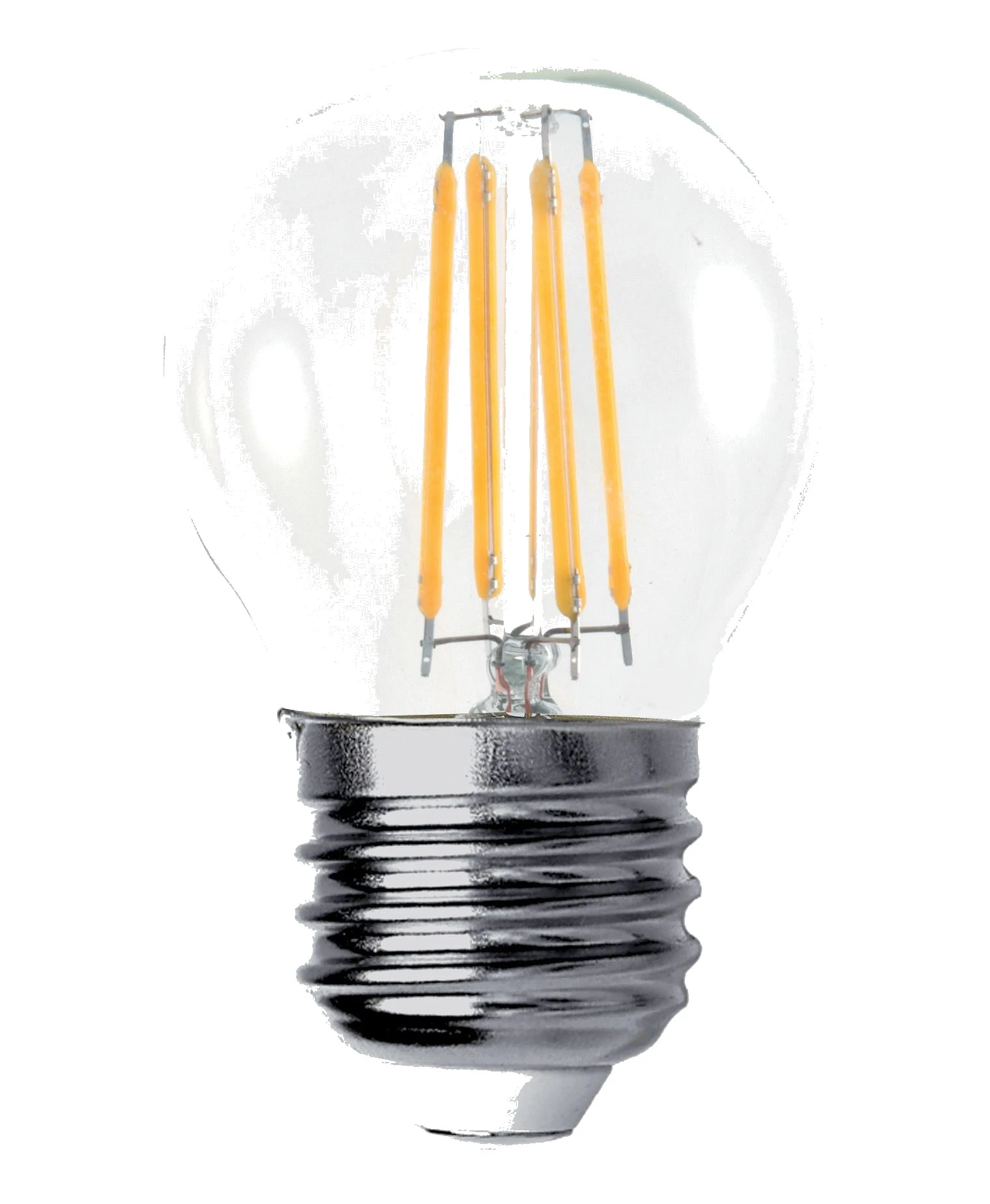 Lampada led sfera vetro trasparente wireled filamento