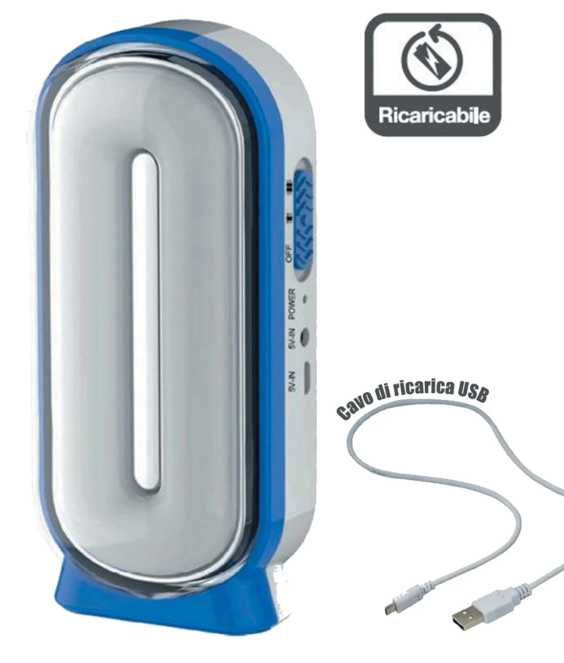 Lampada ricaricabile 26 led andromeda1