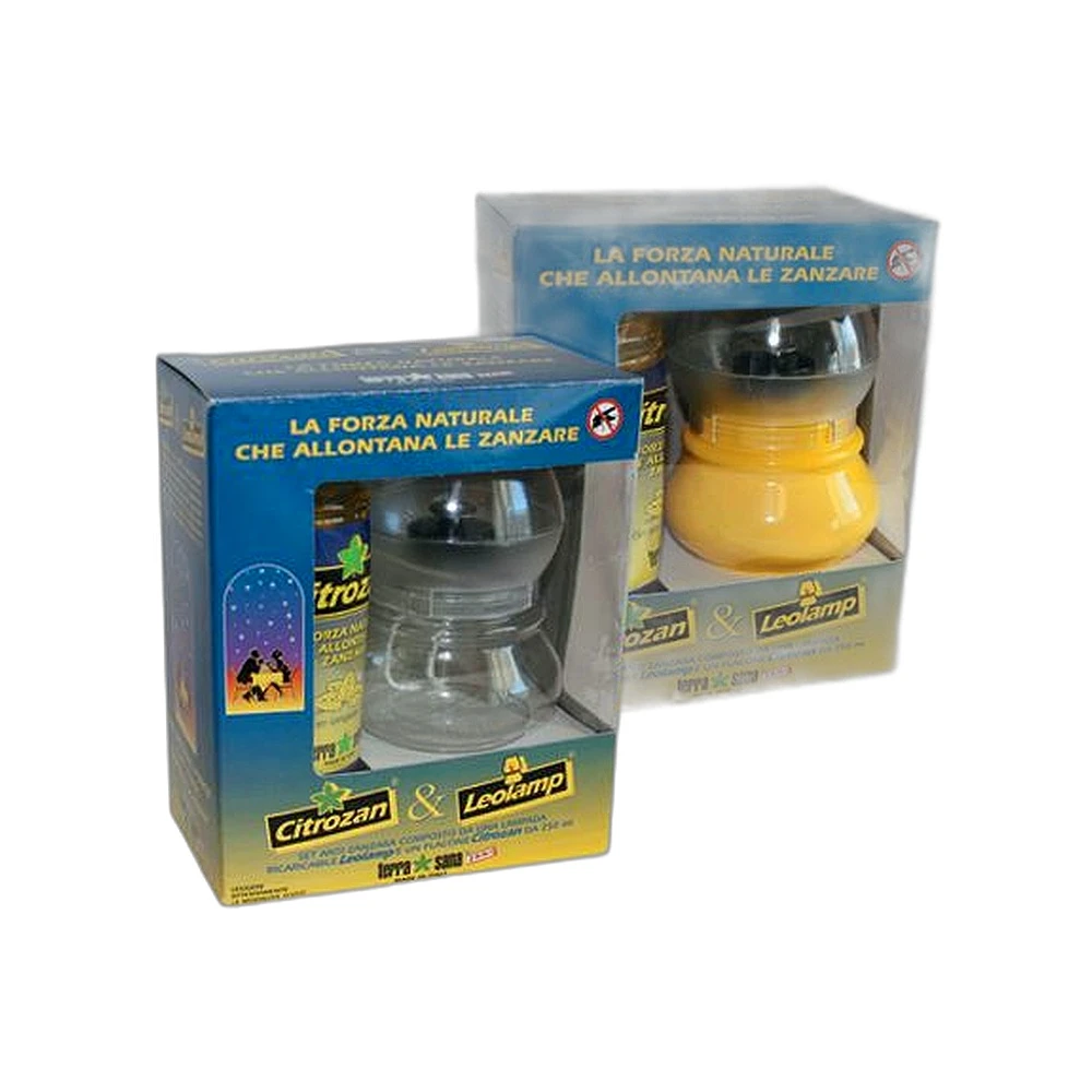 Lampada ricaricabile citronella +olio