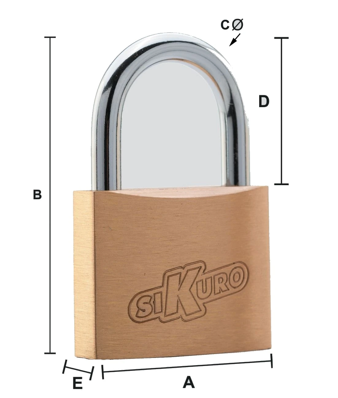 Lucchetto sikuro arco standard