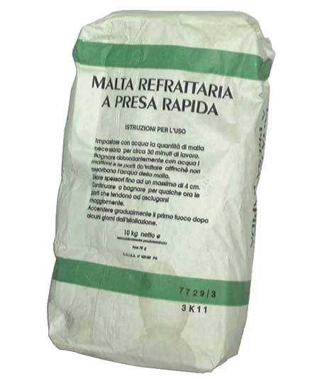 Malta refrattaria pronta presa