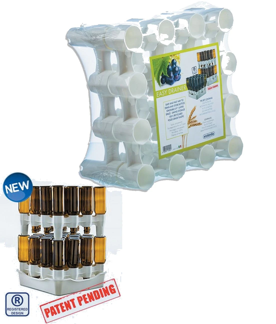 Modulo scolabottiglie easy drainer