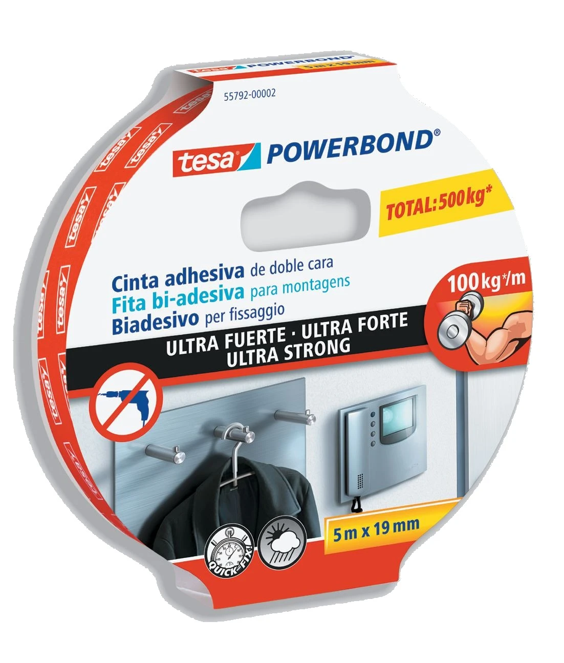 Nastro biadesivo powerbond ultra strong tesa
