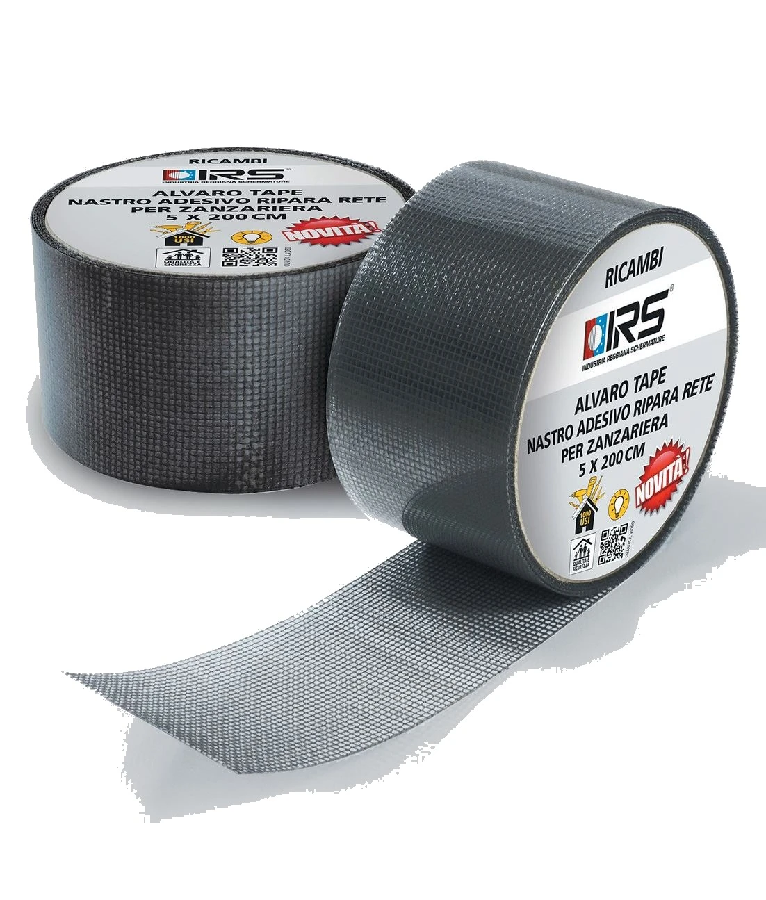 Nastro zanzariera alvaro tape grigio