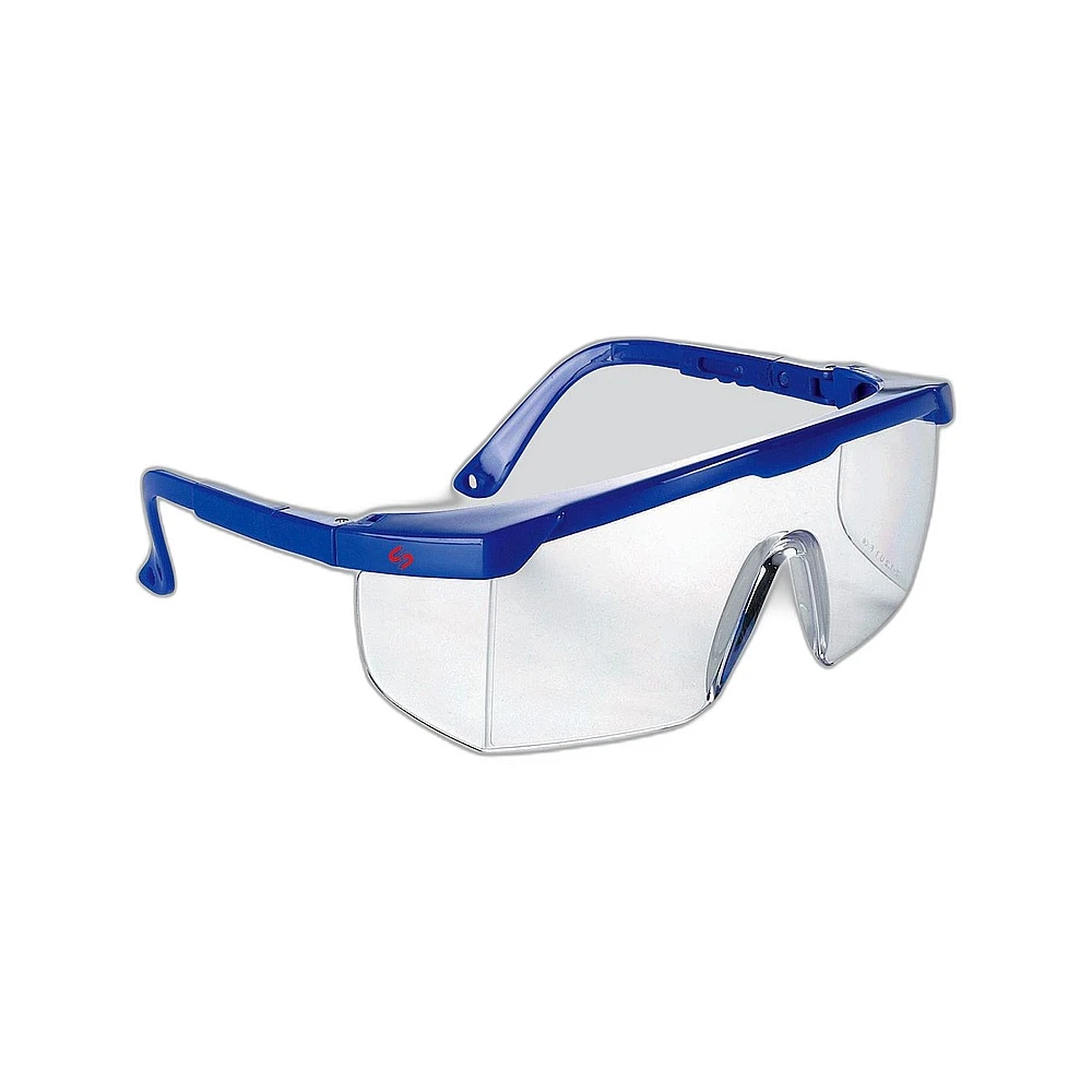 Occhiale protezione policarbonato blu autoregolabili