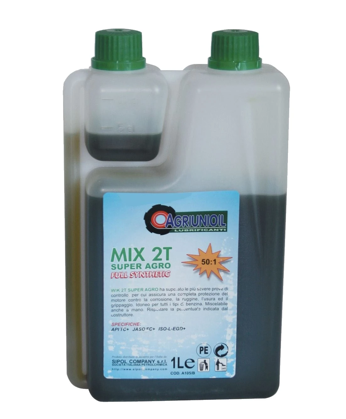 Olio per miscela 2t sintetico superagro