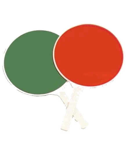 Paletta per movieri rossa/verde
