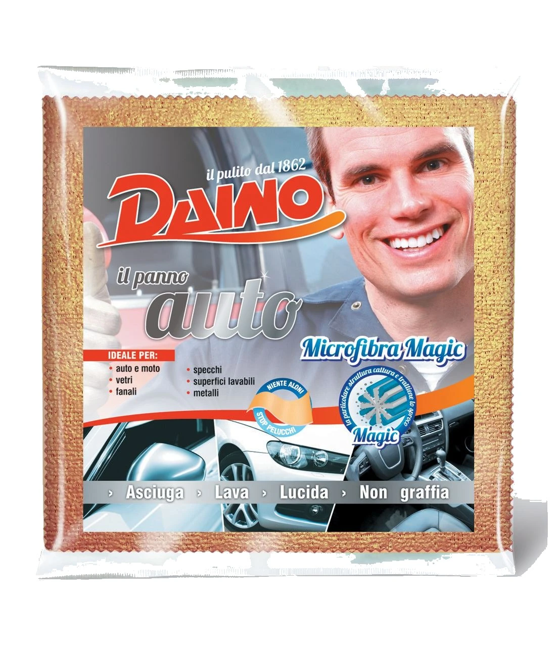 Panno daino auto microfibra