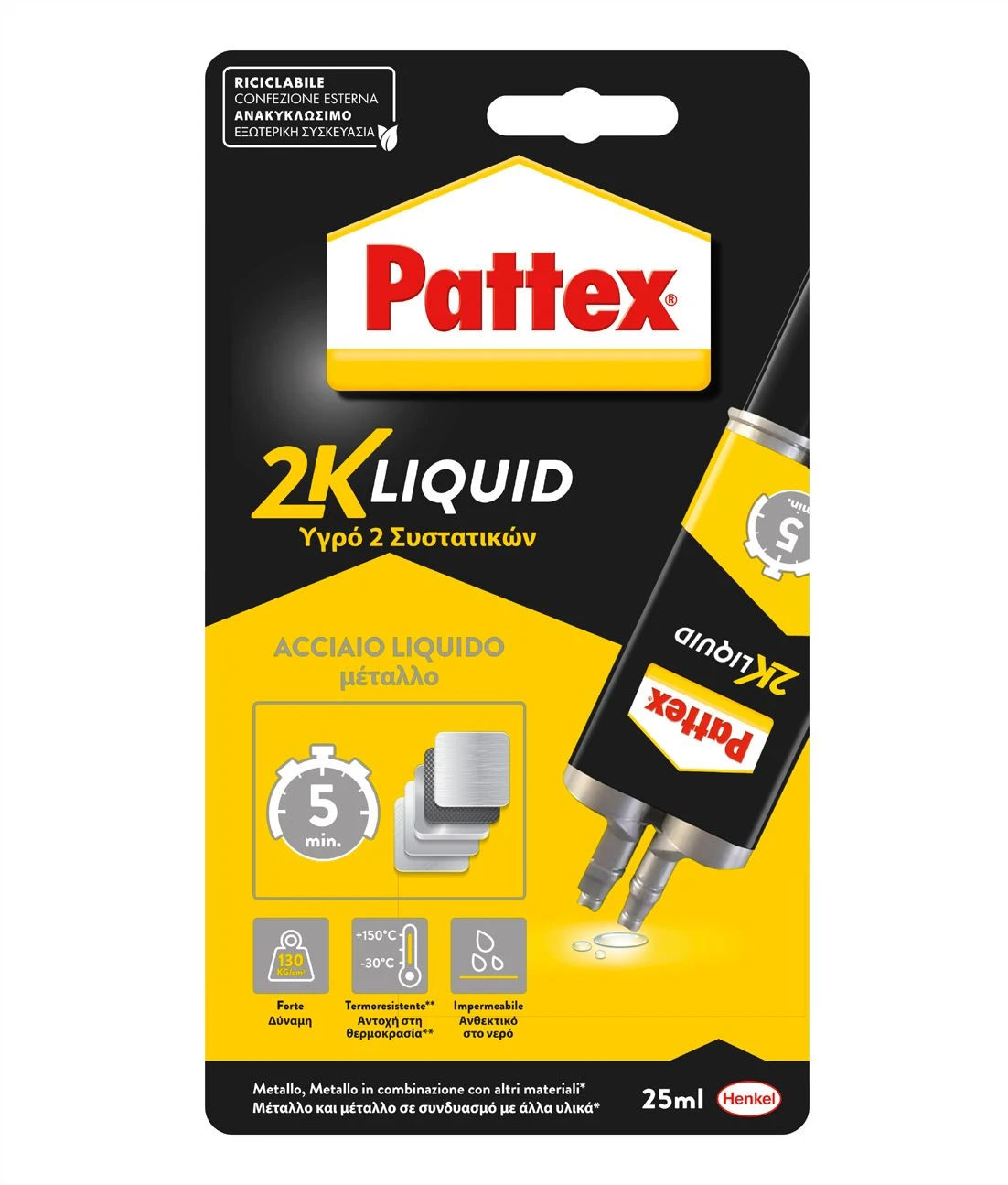 Pattex acciaio liquido henkel