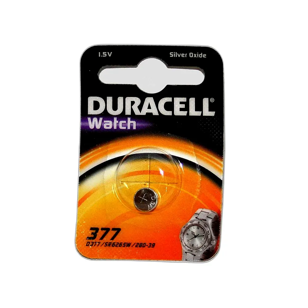 Pile silver oxide duracell orologio