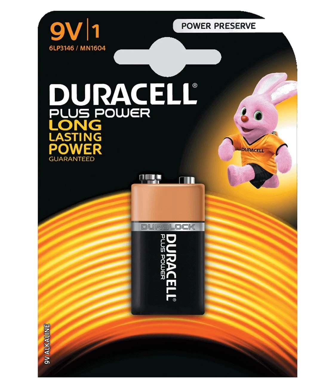 Pile transistor duracell 1604-9v-1