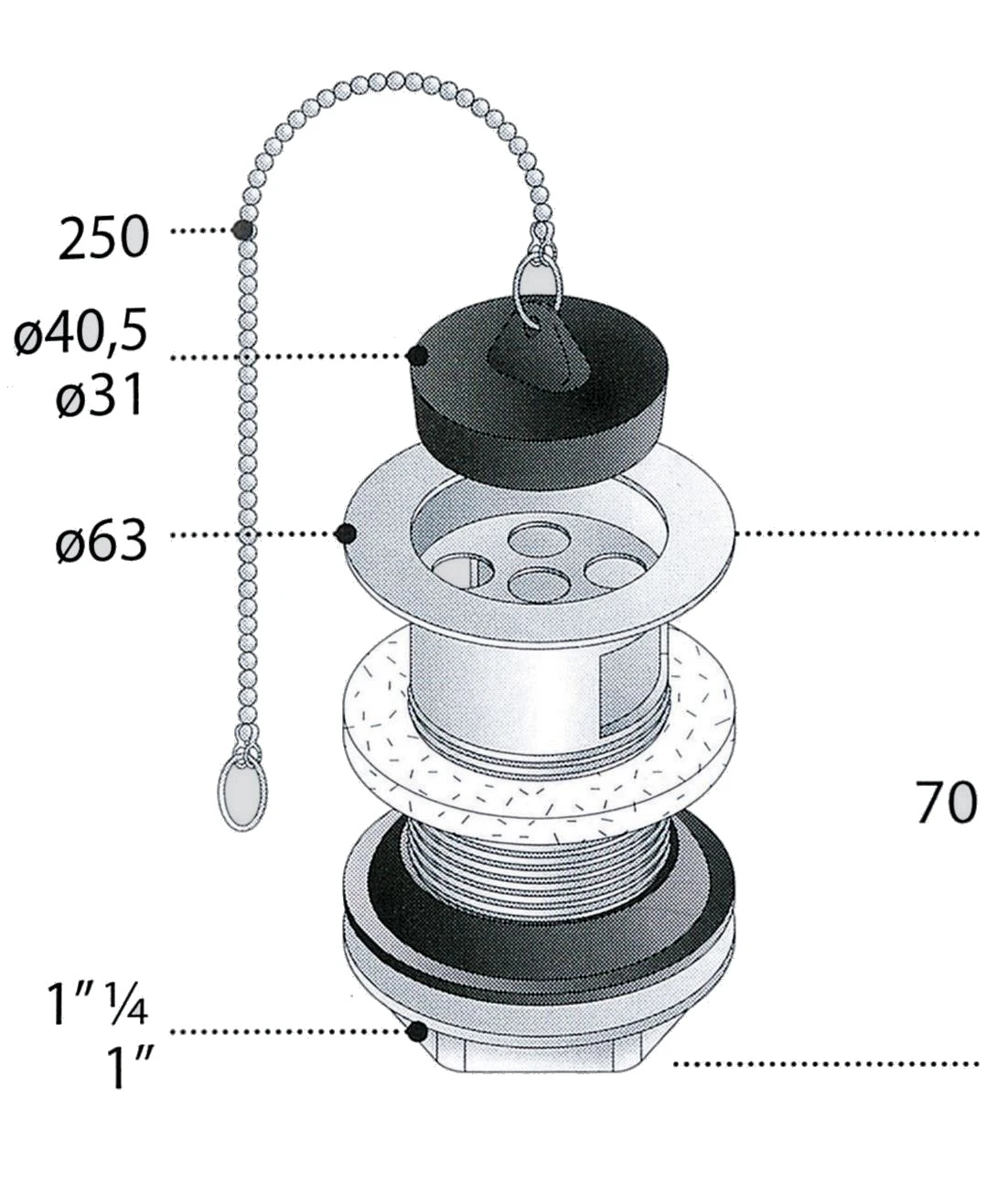 Piletta ottone
