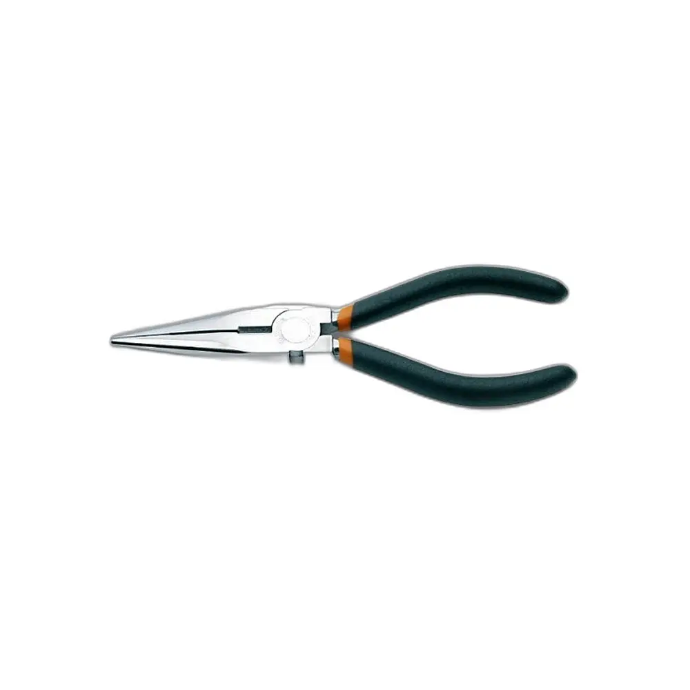 Pinza a becchi mezzotondi lunghissimi diritti zigrinati 1166 beta