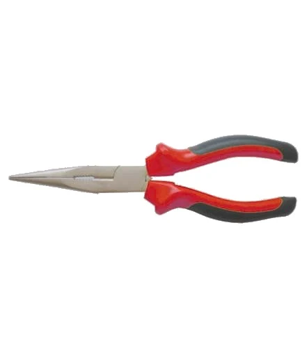 Pinza bi-componente becchi mezzi tondi dritti