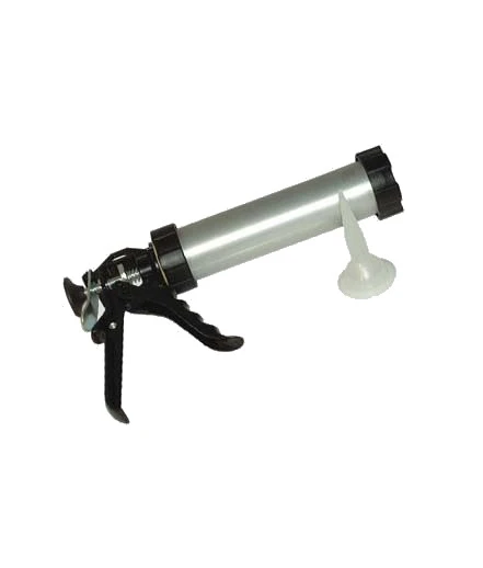 Pistola silicone professionale tubolare alluminio