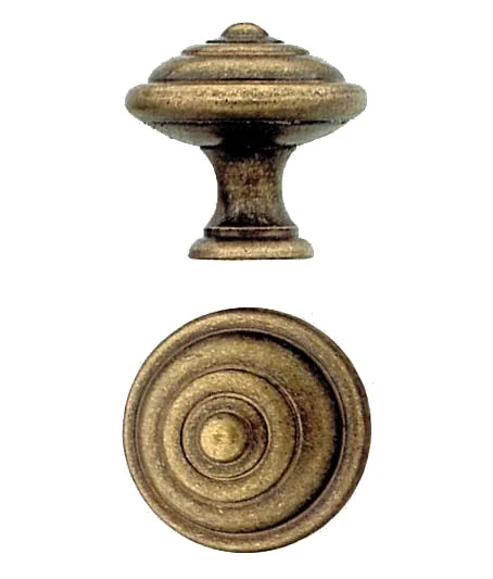 Pomolo lamierino ottone per mobili