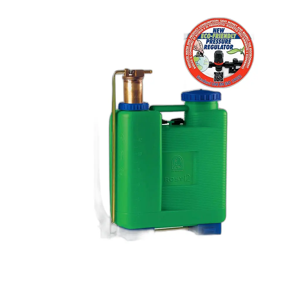 Pompa in plastica per irrorare rosy con regolatore di pressione