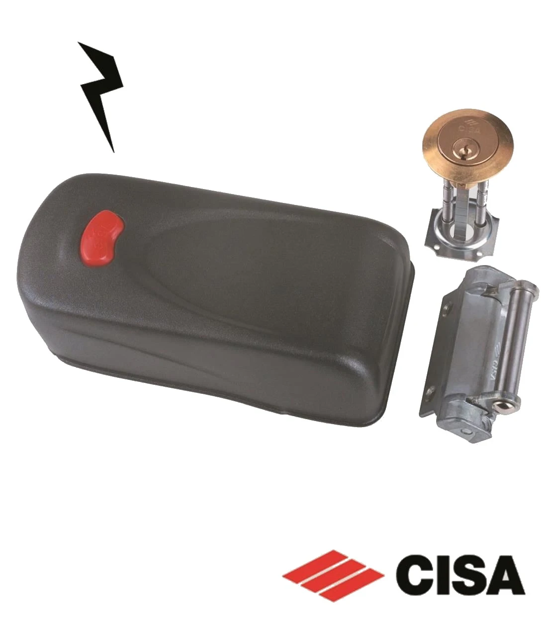 Pulsante ricambio per elettroserratura cisa 1a